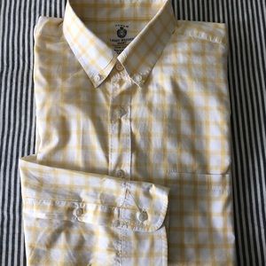 JCrew Lightweight Yellow Plaid Button down